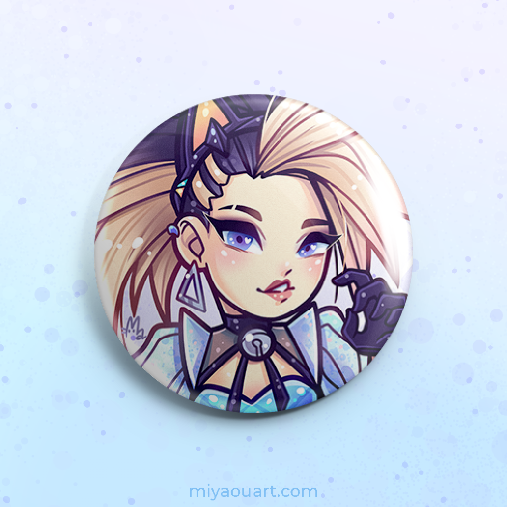 KDA All Out Pinback Buttons