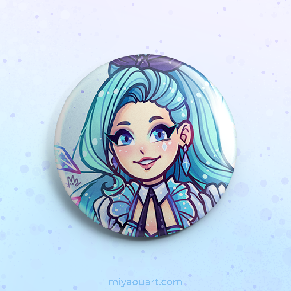 KDA All Out Pinback Buttons