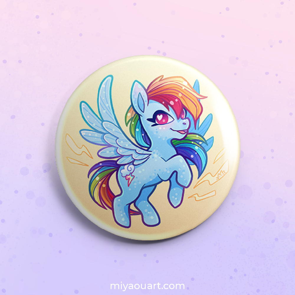 MLP Pony Pinback Buttons