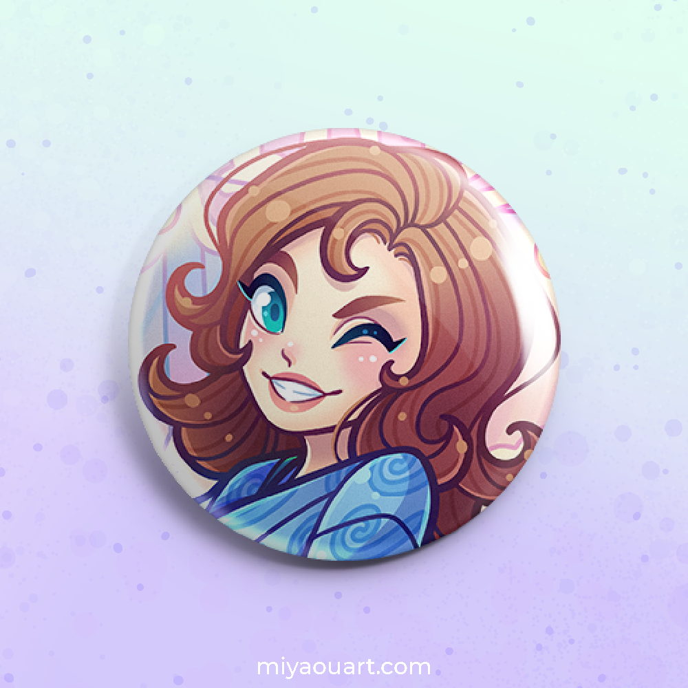 Matsuri W.I.T.C.H. Pinback Buttons