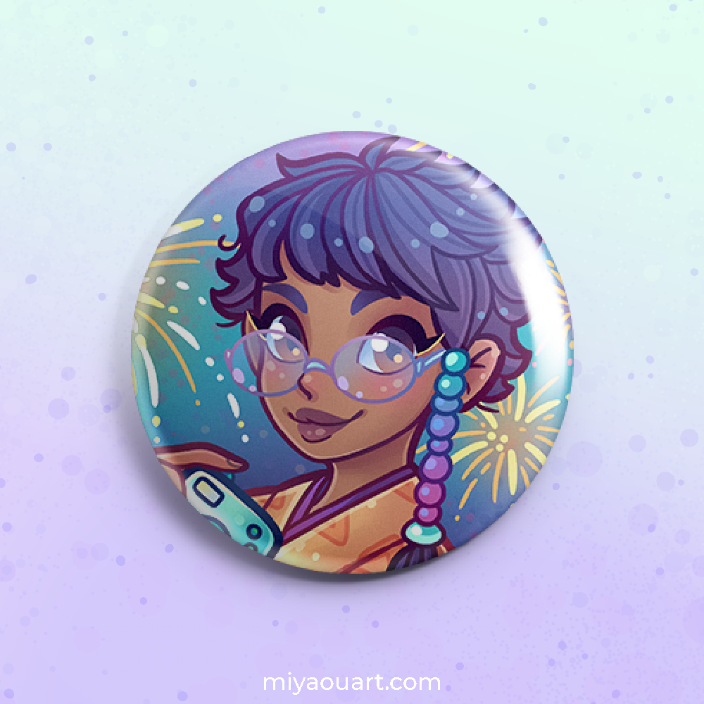Matsuri W.I.T.C.H. Pinback Buttons