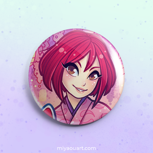 Matsuri W.I.T.C.H. Pinback Buttons