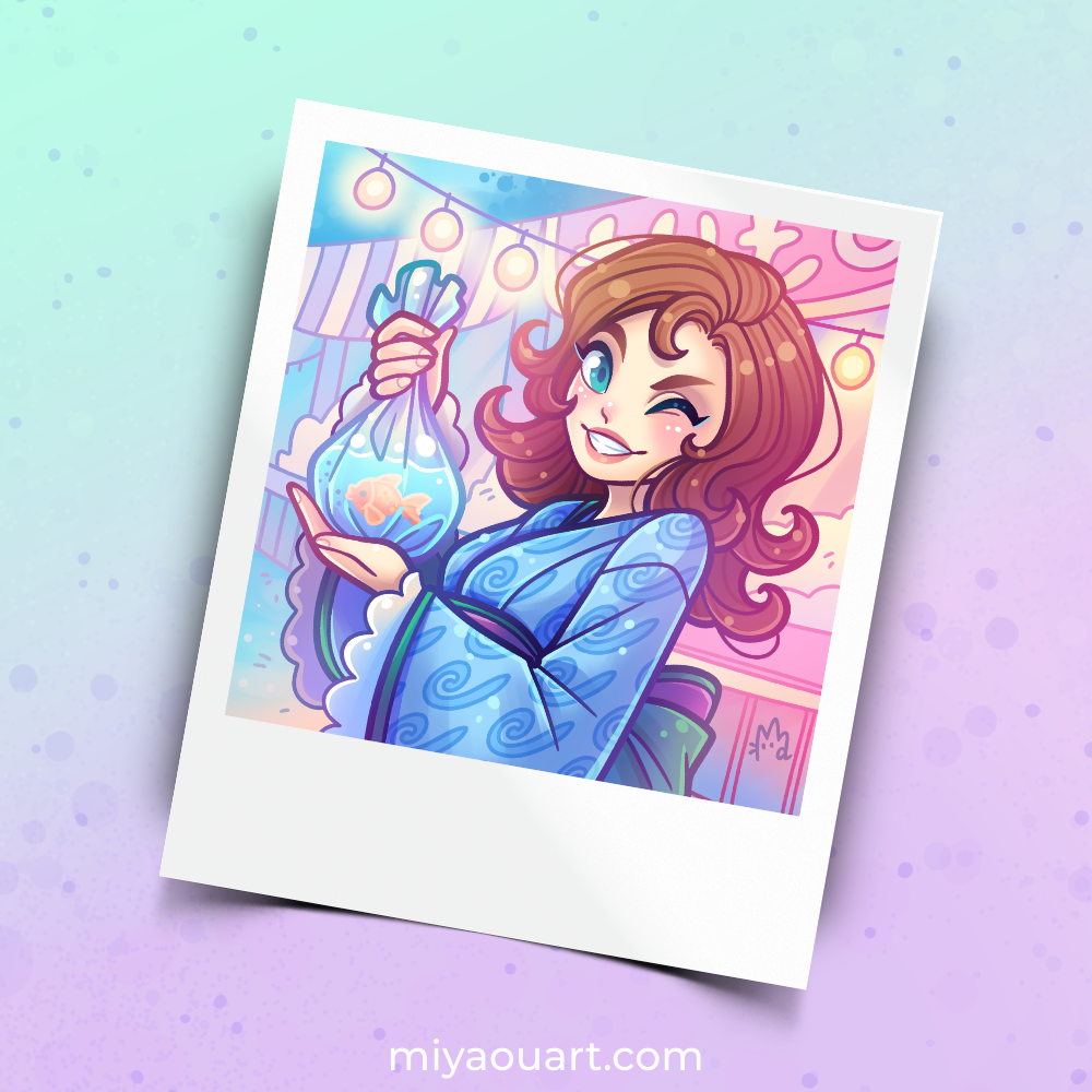 W.I.T.C.H. Matsuri Polaroid