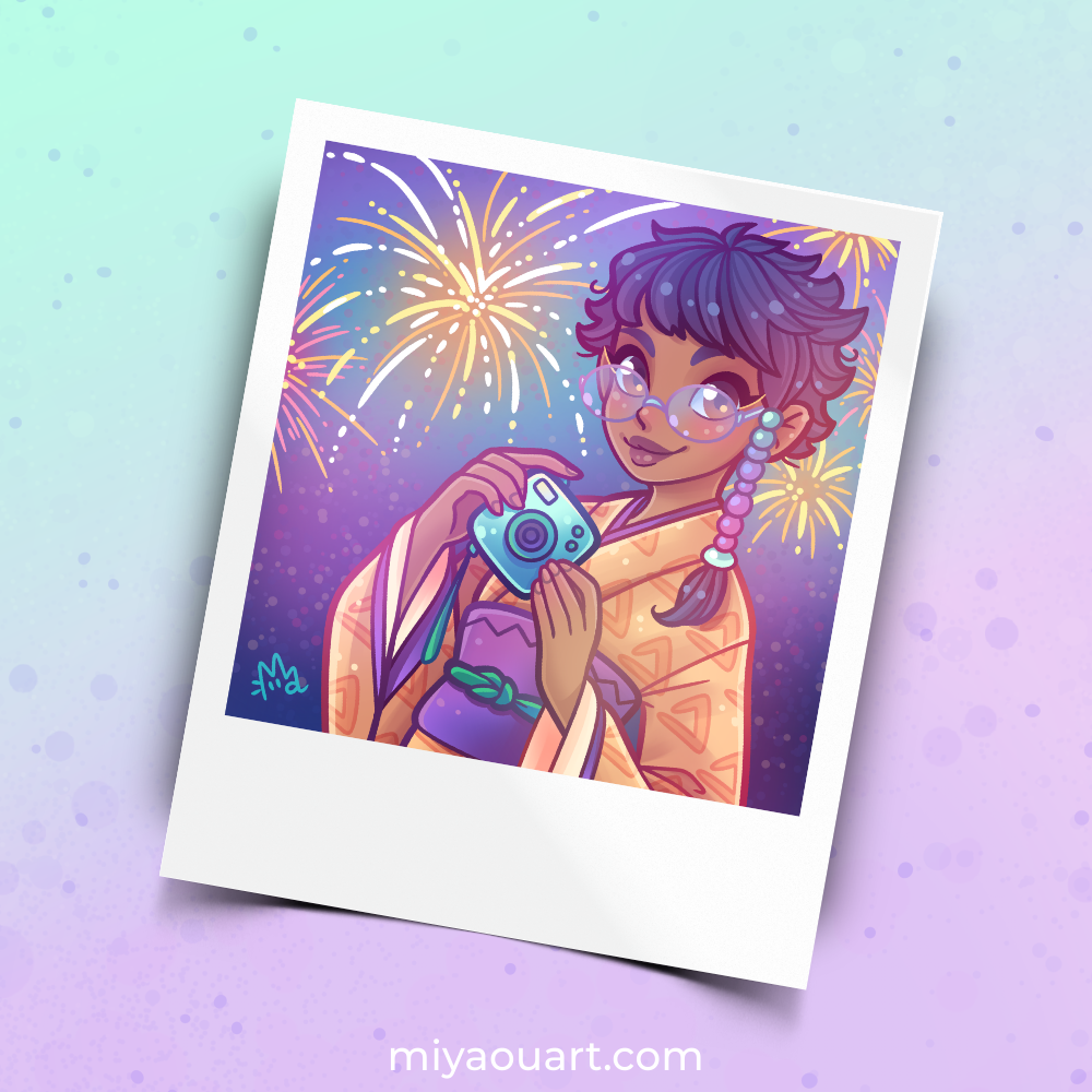 W.I.T.C.H. Matsuri Polaroid