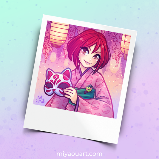 W.I.T.C.H. Matsuri Polaroid