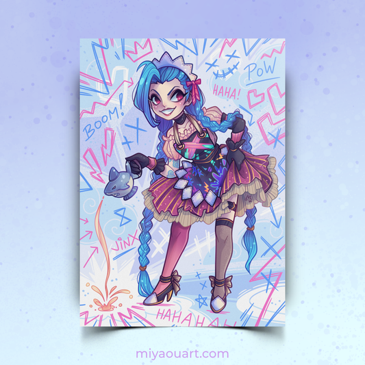 Jinx Maid Print
