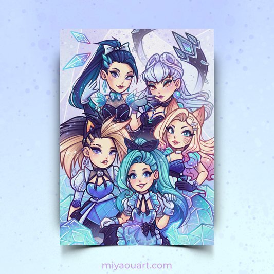 KDA Maid Print