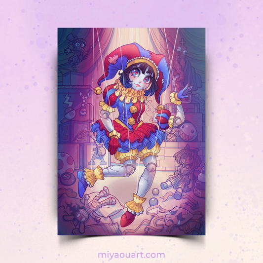 Pomni Marionette Print