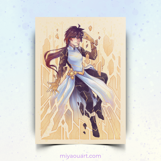 Zhongli Archon Print