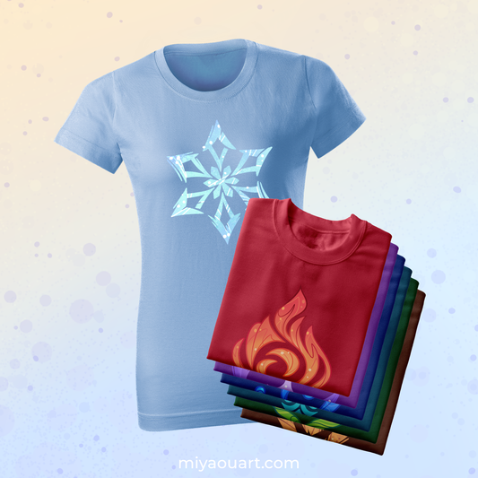 Genshin Element Shirt Collection