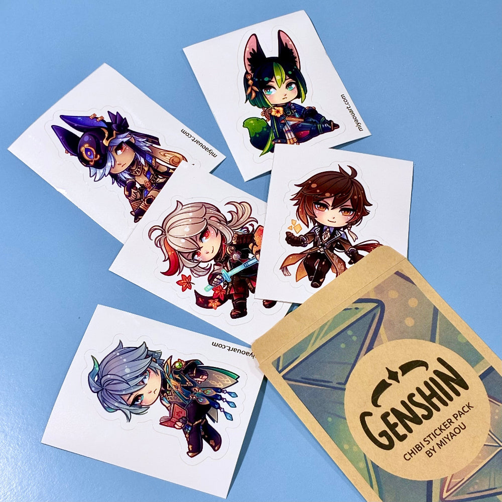 Genshin Mystery Sticker Pack