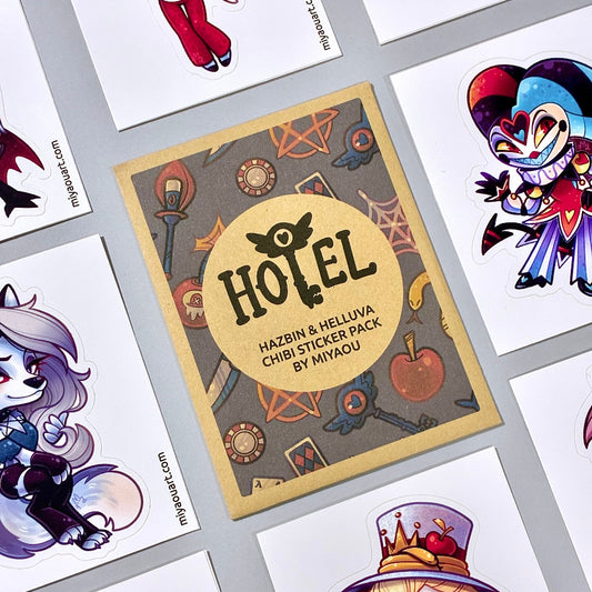 Hotel Mystery Sticker Pack