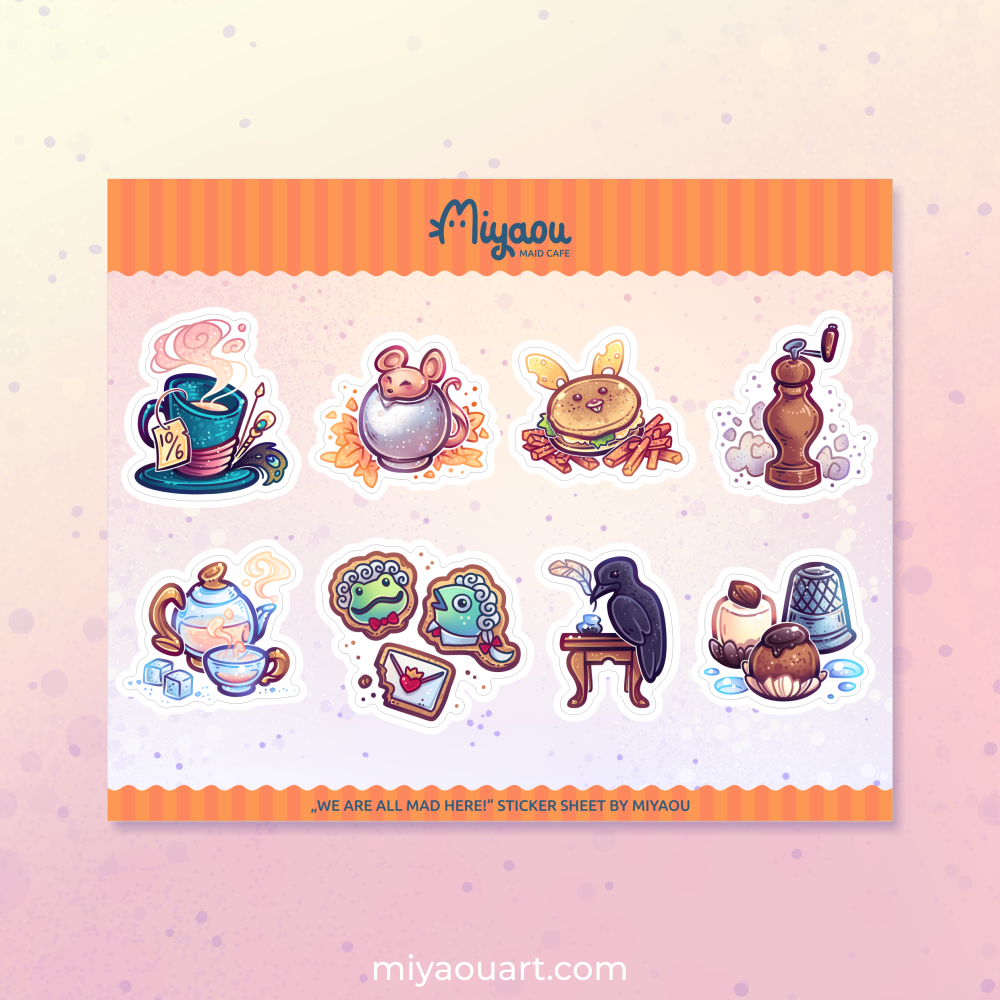 Wonderland Stickersheets