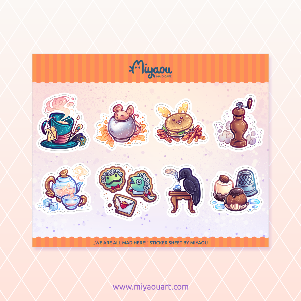 Wonderland Stickersheets