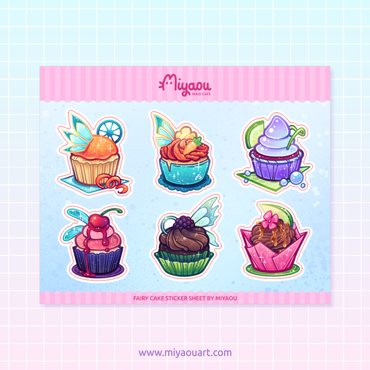 Winx Fairycake Stickersheet