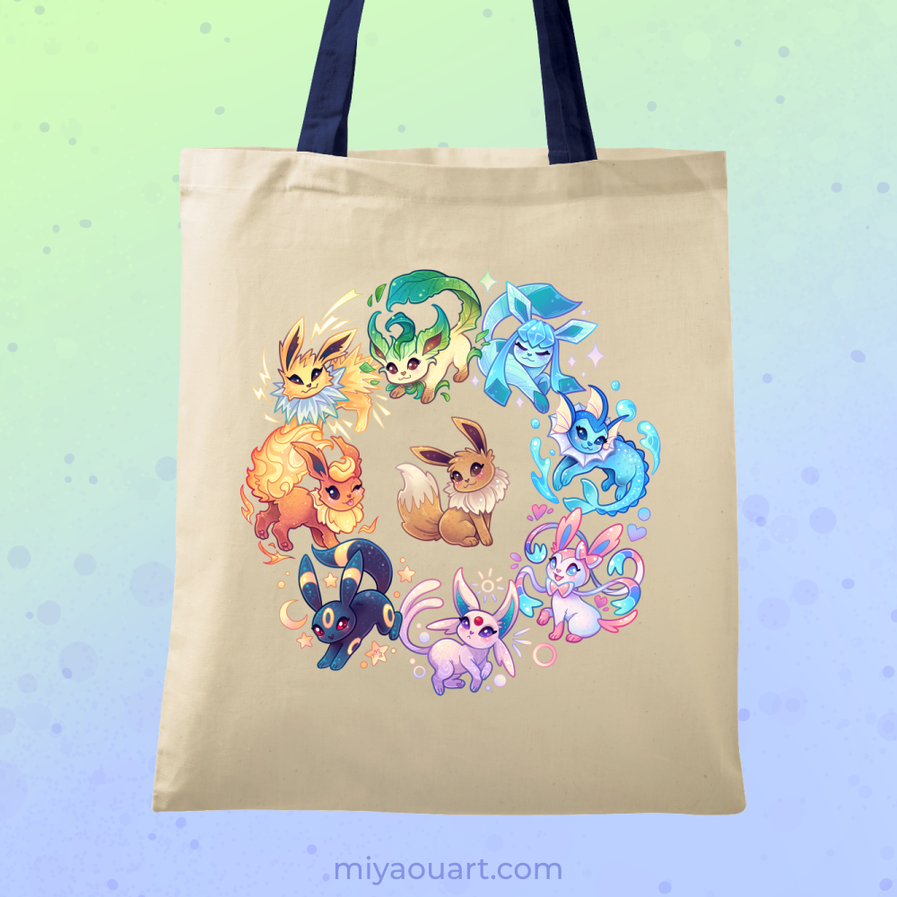 Eeveelution Tote Bag