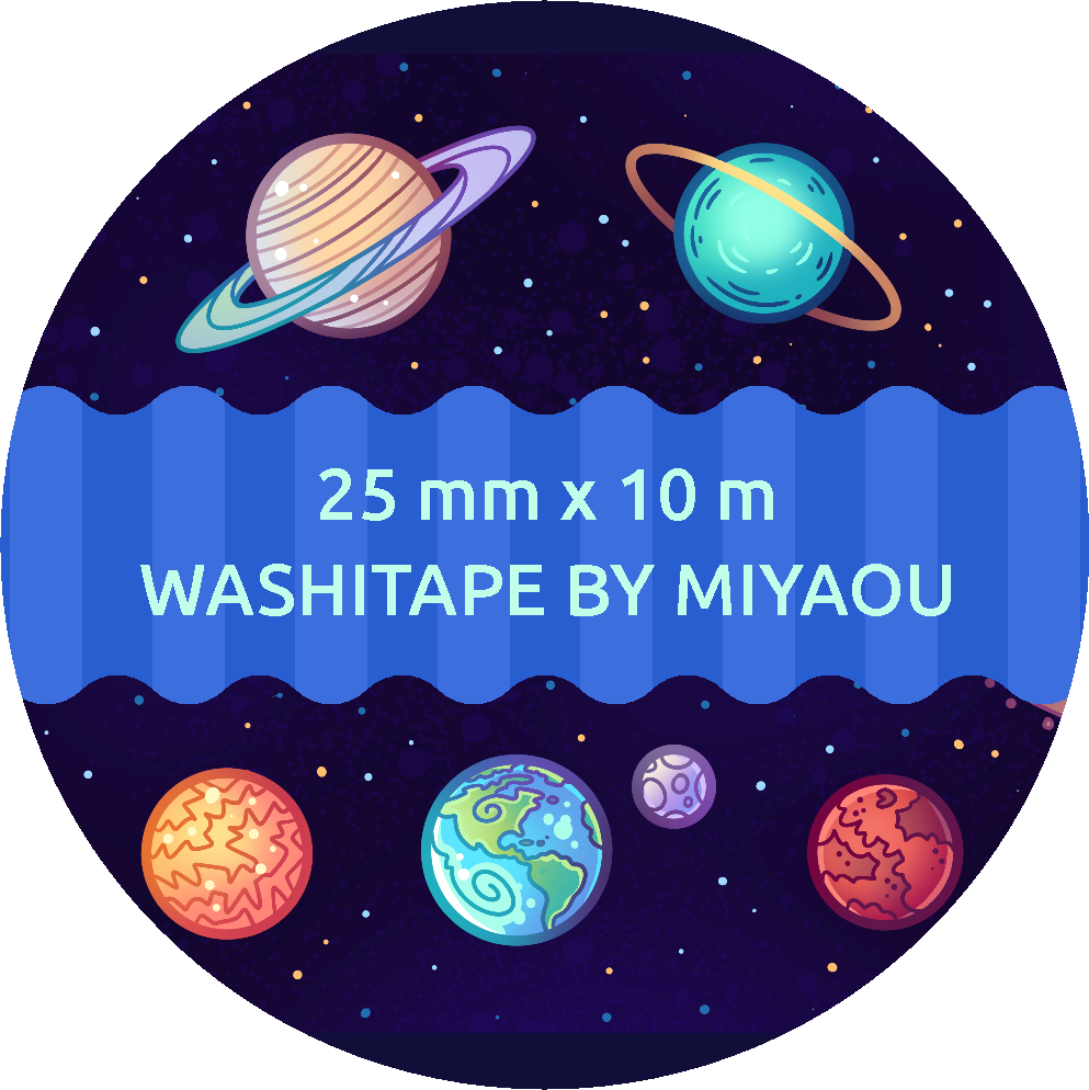 Solar System Washi Tape