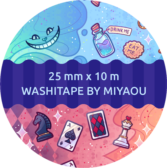 Alice in Wonderland Washi Tape