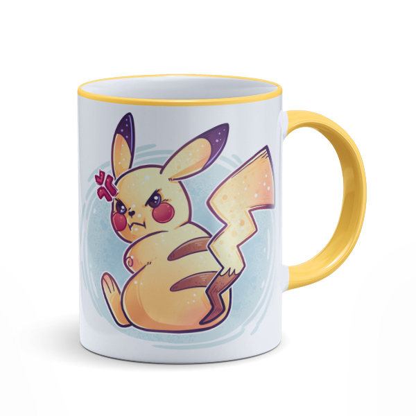 Angry Pikachu Mug