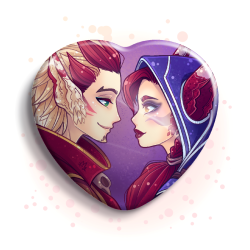 Xayah & Rakan Kitűző