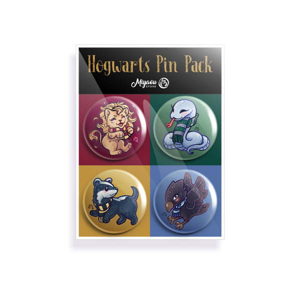 Hogwarts Houses Pin Pack